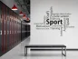 Preview: Wandtattoo Sport Begriffe