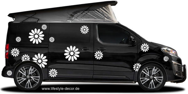 Preview: Autoaufkleber Margeriten Blumen Preview: Autoaufkleber Margeriten Blumen