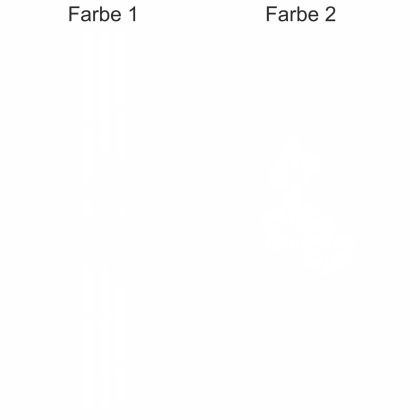 Preview: buntes Wandtattoo mit Bambus und Orchidee - Ansicht Farbauswahl