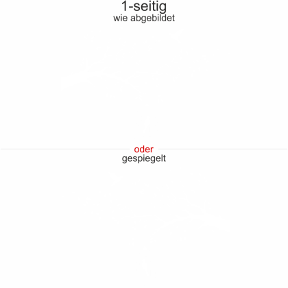 Herbstliches Dekor für Auto und Reisemobil - Ansicht Ausrichtung und Farbauswahl