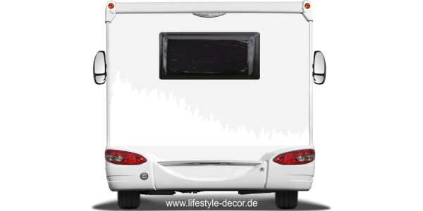 Preview: Caravanaufkleber Wald Preview: Caravanaufkleber Wald