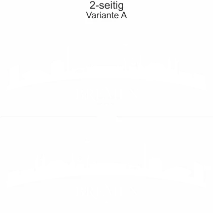 Autotattoo mit der Silhouette von Bremen - Ansicht zweiseitig für beide Fahrzeugseiten und Farbauswahl