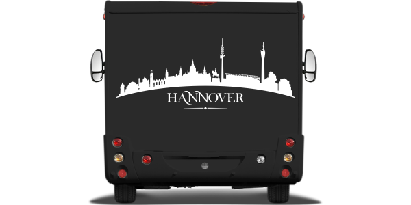 Preview: Autoaufkleber Skyline Hannover Preview: Autoaufkleber Skyline Hannover
