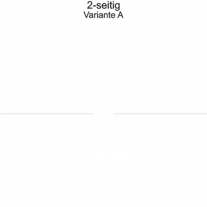 Konturen Duisburgs als Aufkleber fürs Auto - Ansicht zweiseitig für beide Fahrzeugseiten und Farbauswahl