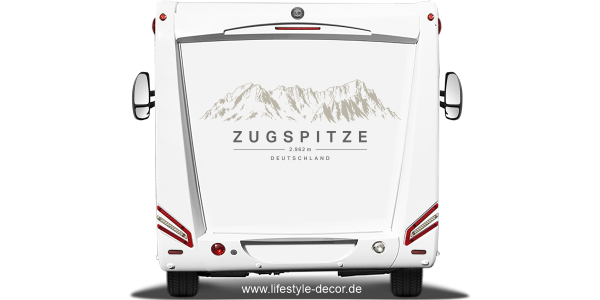 Preview: Autoaufkleber Zugspitze