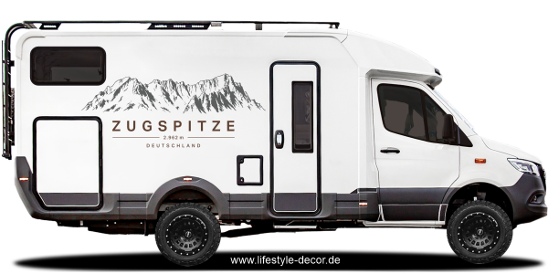 Autoaufkleber Zugspitze