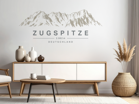 Wandtattoo Zugspitze