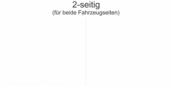Autoaufkleber Runenkompass
