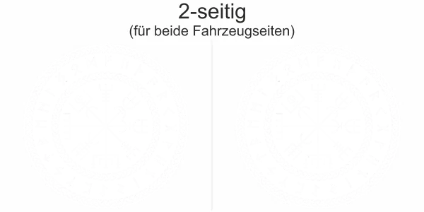 Autoaufkleber Wikingerkompass