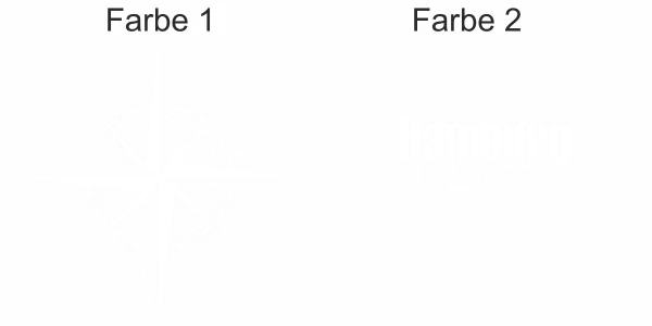 Autoaufkleber Kompass mit Koordinaten und Wunschtext