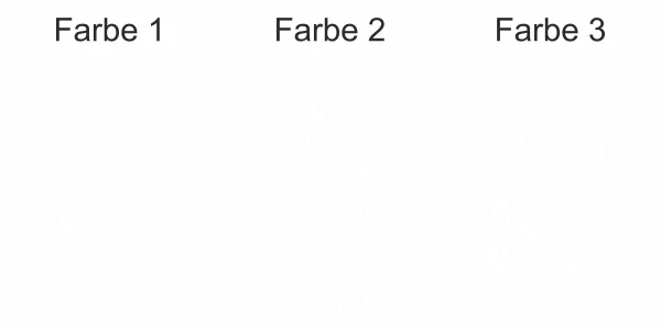 Möbeltattoo mit Tagtraum in bunt - Ansicht Farbauswahl