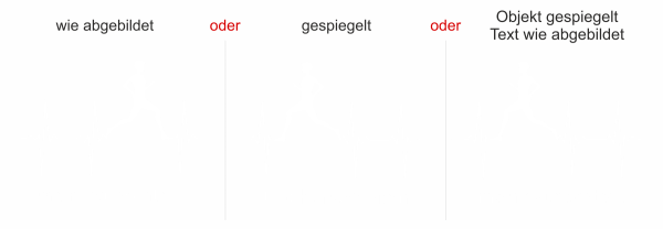 Preview: Autoaufkleber Laufen mit Wunschtext