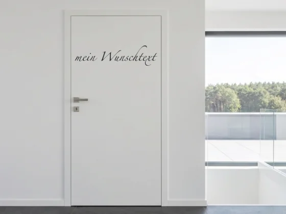 Türbeschriftung Wunschtext | 1