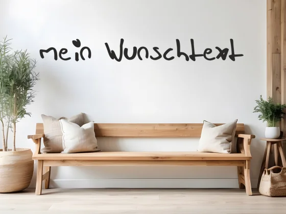 Wandworte Wunschtext Nr. 6