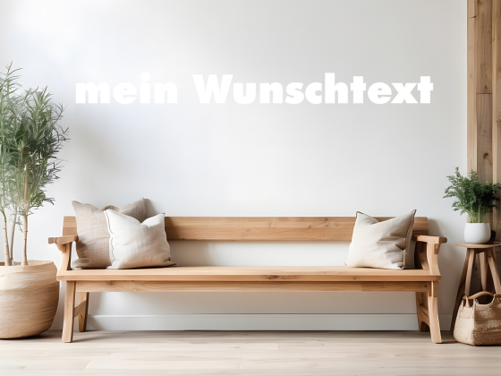 Preview: Wandworte Wunschtext Nr. 21