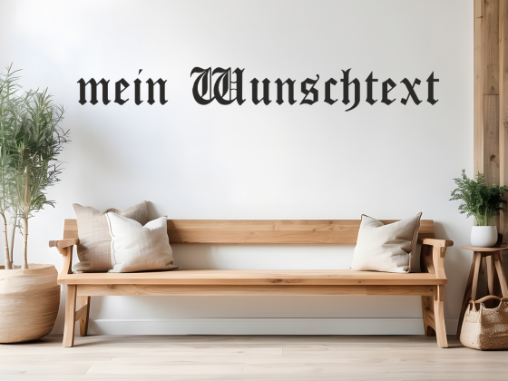 Preview: Wandworte Wunschtext Nr. 23