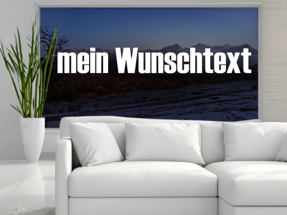 Preview: Glastattoo Wunschtext | 28