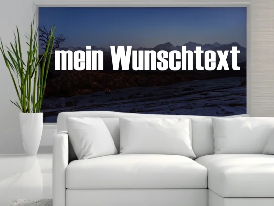 Glastattoo Wunschtext | 28