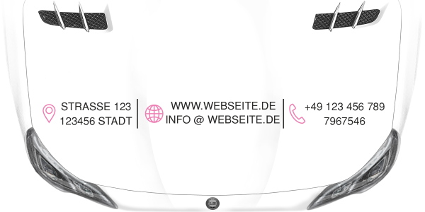 Preview: Fahrzeugwerbung Adresse 40