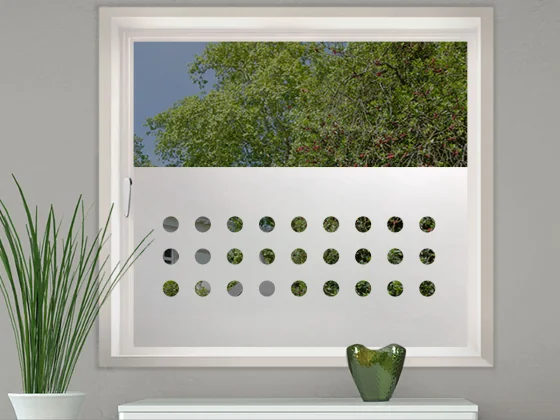 Fensterfolie Kreise