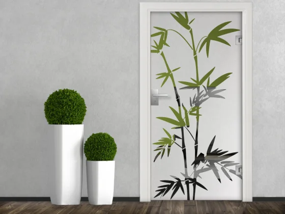 Sichtschutz Bambuszweige