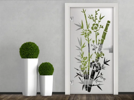 Sichtschutz Bambuszweige