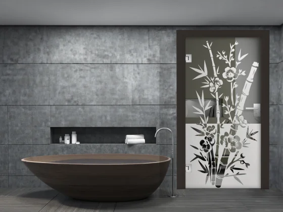 Sichtschutz Bambuszweige