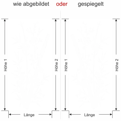 Sichtschutz Bambuszweige