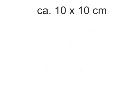 Milchglasfolie Blätter