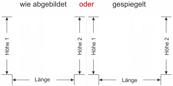 Sichtschutzfolie Amerikanisches Pampasgras