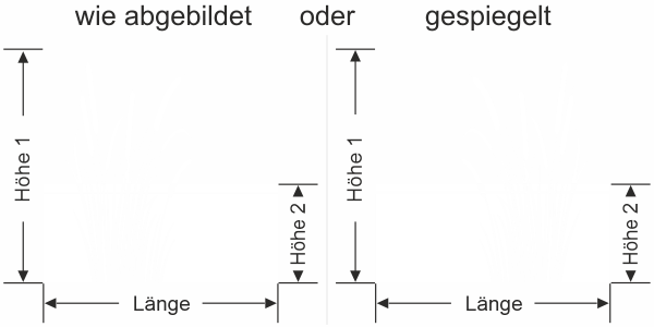 Milchglasfolie Schilfgras mit Kolben