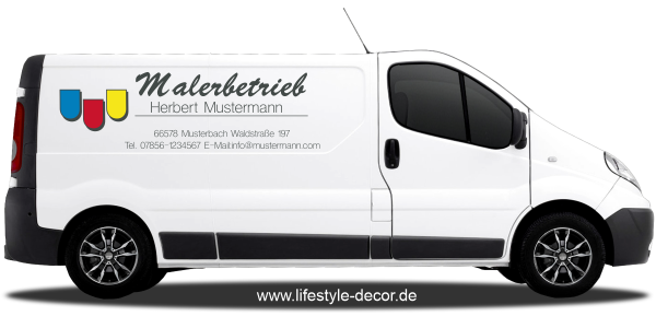 Fahrzeugwerbung 03 Transporter