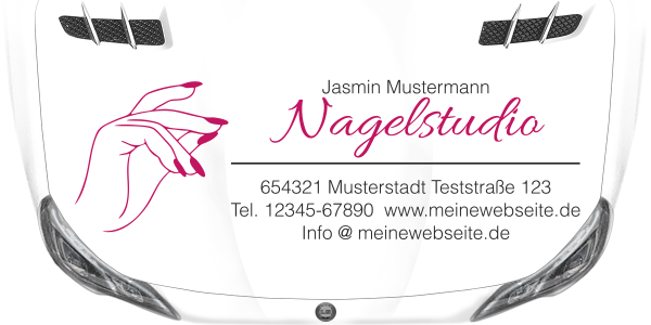 Fahrzeugbeschriftung Nagelstudio | 01