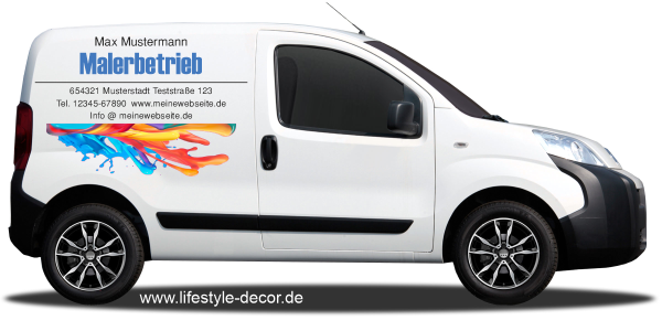 Fahrzeugbeschriftung Malerbetrieb | 02