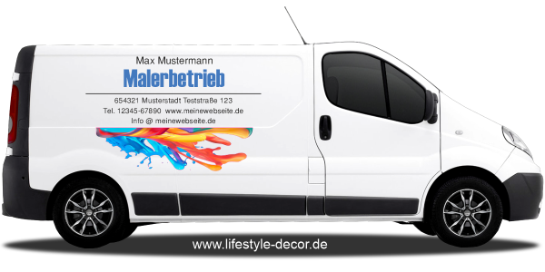 Preview: Fahrzeugbeschriftung Malerbetrieb | 02