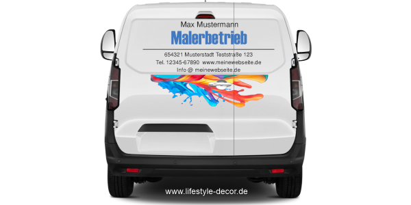 Preview: Fahrzeugbeschriftung Malerbetrieb | 02