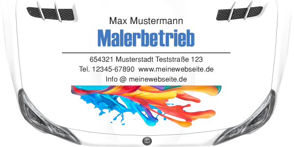 Fahrzeugbeschriftung Malerbetrieb | 02