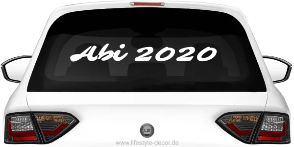 Abiaufkleber für's Auto 2020