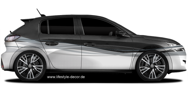 Preview: Autoaufkleber Zierstreifen Designfolie Preview: Autoaufkleber Zierstreifen Designfolie