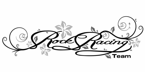 Preview: Bunter Autoaufkleber Team Rock Racing
