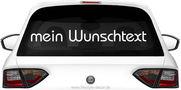 Autoaufkleber Wunschtext | 18