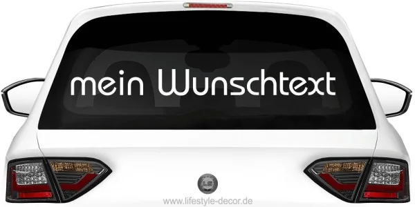 Autoaufkleber Wunschtext | 18