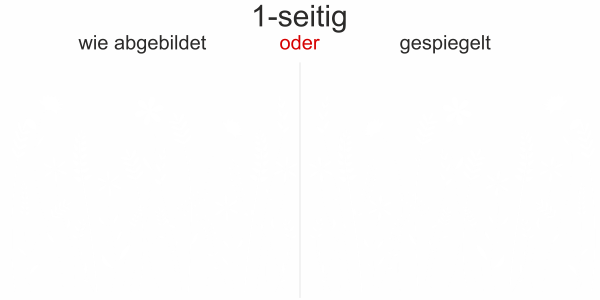 Preview: Aufkleber für das Wohnmobil mit einem Meer aus Blumen - Ansicht Ausrichtung und Farbauswahl