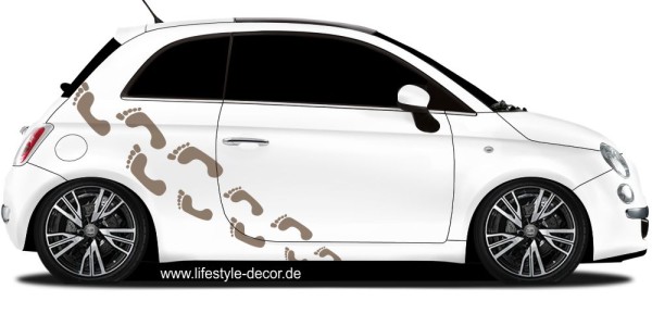 Preview: Aufkleber Fuß