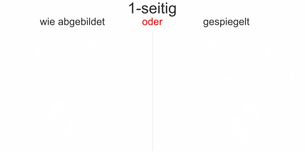 Preview: Auto Aufkleber Tiger Kopf
