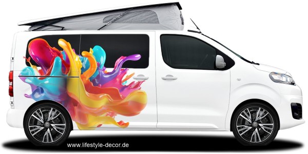 Preview: Autoaufkleber Bunter Zauber Preview: Autoaufkleber Bunter Zauber