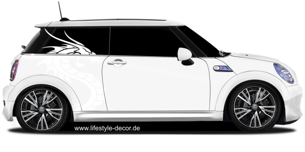 Preview: Autoaufkleber Drache Conquistador