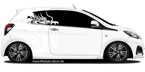 Preview: Autoaufkleber Drache Fluitare