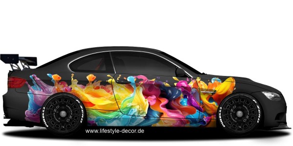 Preview: Autoaufkleber Farbspiel