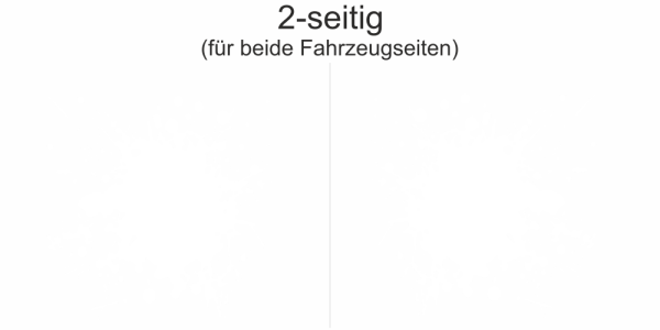 Preview: Aufkleber für Auto Farbklecks